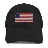 American Flag Distressed Hat