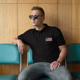 American Flag Men's Premium Polo