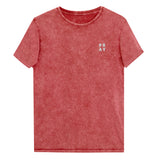Pray Embroidered Denim T-Shirt