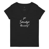 go Smudge Yourself  Recycled V-Neck