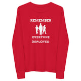 Remember Everyone Deployed Youth Long Sleeve