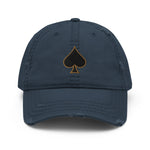 Ace of Spades Distressed Grunge Hat