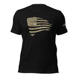 Camo Grunge Flag T-Shirt