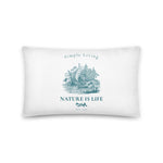Nature Is Life. Simple Living Pillow