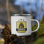 Survival Enamel Camping Mug