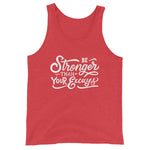 Be Stronger Than Your Excuses Unisex Tank Top