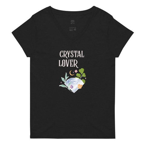 Crystal Lover Women’s Recycled V-Neck