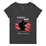 Proud Aunt of an American Soldier V-Neck